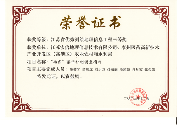 三等奖